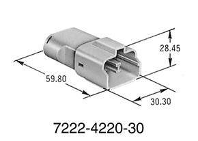 矢崎連接器2P 7222-4220-30 全新原裝1-2周貨期-7222-4220-30盡在買賣IC網(wǎng)