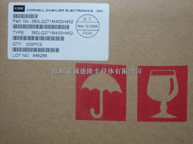 380LQ271M400H452 CDE 270UF 400V 鋁電解電容 原裝現(xiàn)貨-380LQ271M400H452盡在買賣IC網(wǎng)