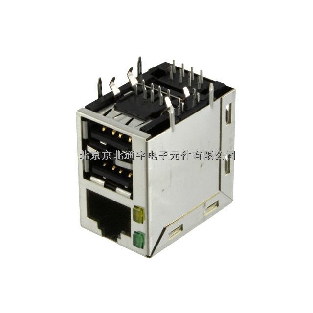 6116151-2 TE 堆疊插座, RJ45/雙USB 優(yōu)勢供應(yīng)，現(xiàn)貨庫存-6116151-2盡在買賣IC網(wǎng)