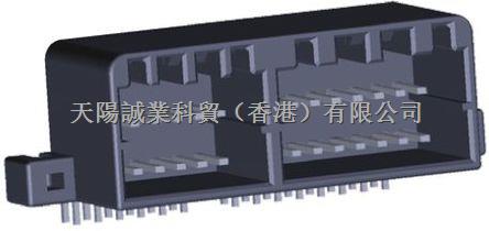 TE Connectivity Multilock 040 II 2 行 2.5mm 節(jié)距 28 路 直角 母 通孔 PCB 殼體-175976-2盡在買賣IC網(wǎng)