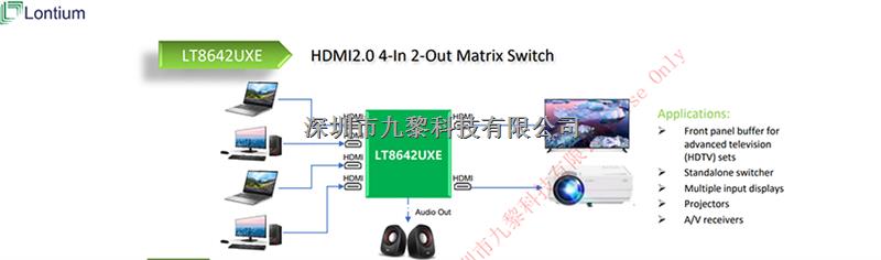 HDMI2.0四進(jìn)二出矩陣式開(kāi)關(guān)-LT8642UXE盡在買賣IC網(wǎng)